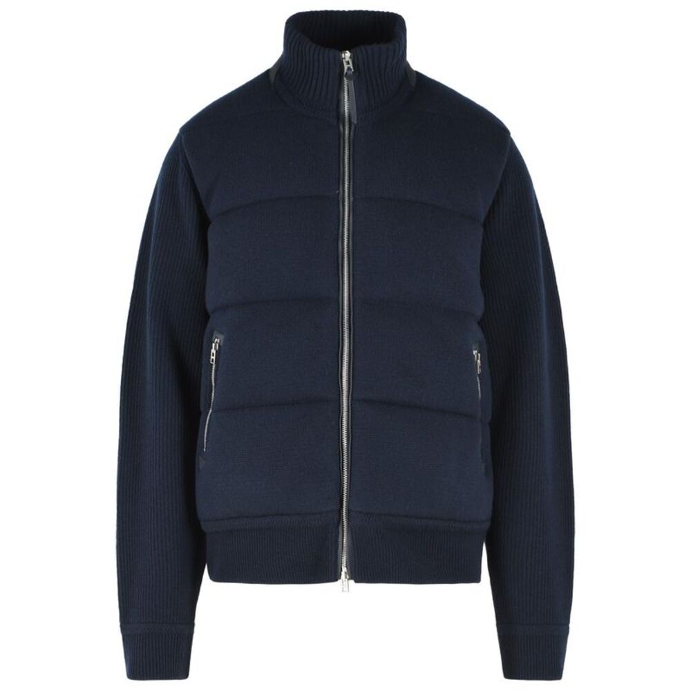Tom Ford Navy Blue Wool Blend Jacket Men
